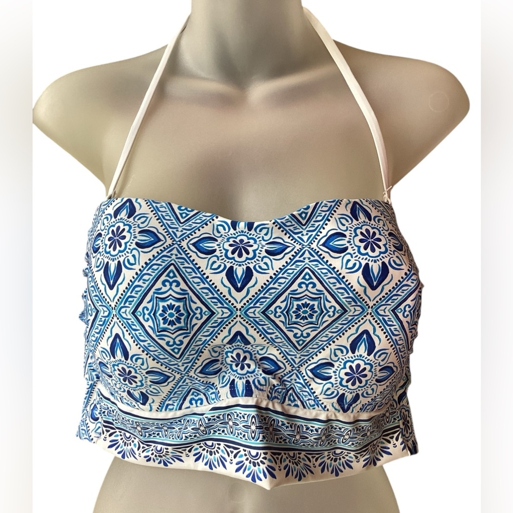 La Blanca Mediterranean Blue Tankini Top S2